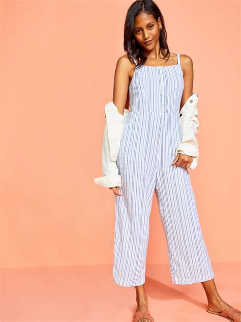 old navy striped jumpsuit.